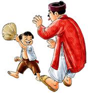 BIỆN HỘ CHO PHÚ ÔNG TRONG BÀI CA DAO “THẰNG BỜM”